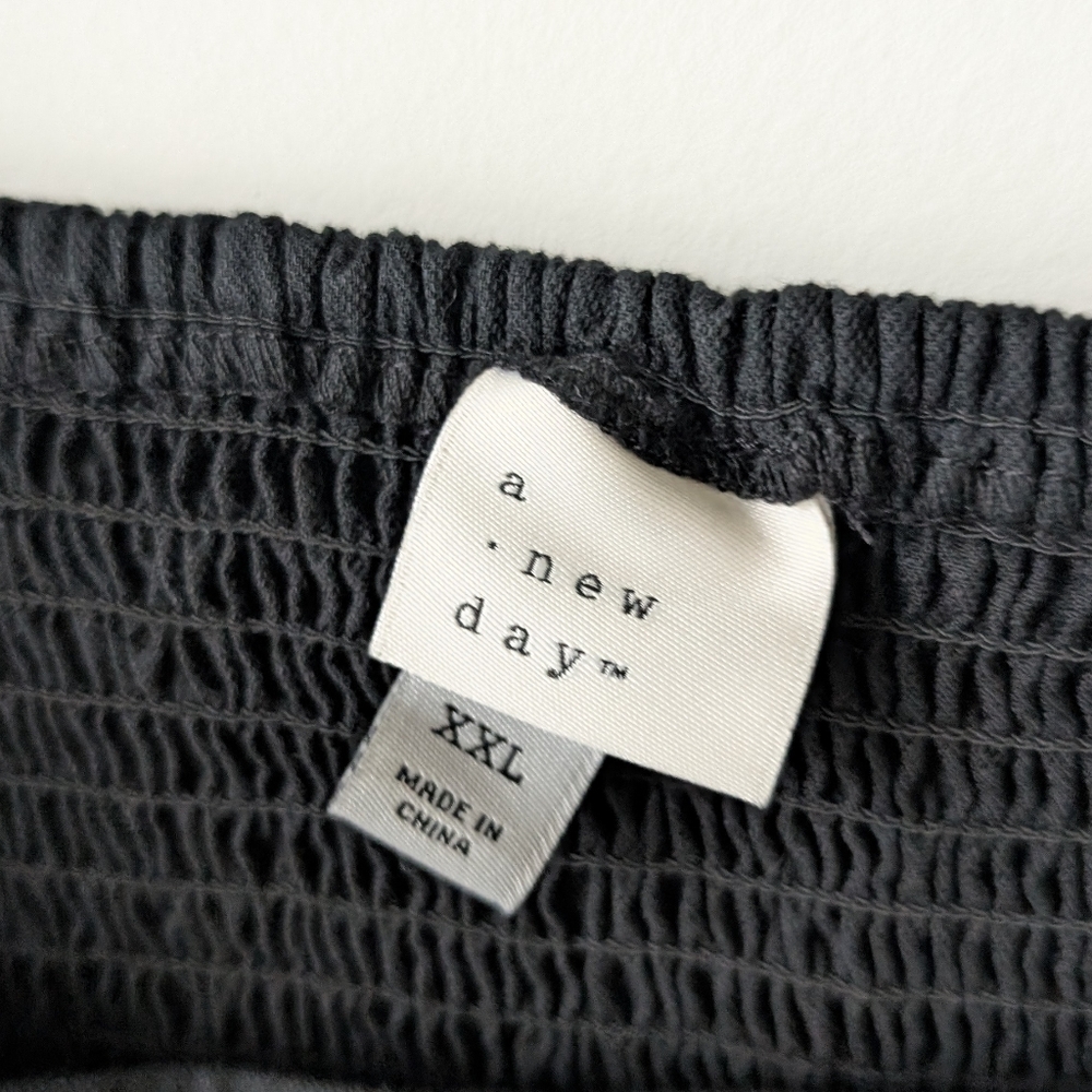 A New Day Black Button-Front Blouse - Picture 5 of 5